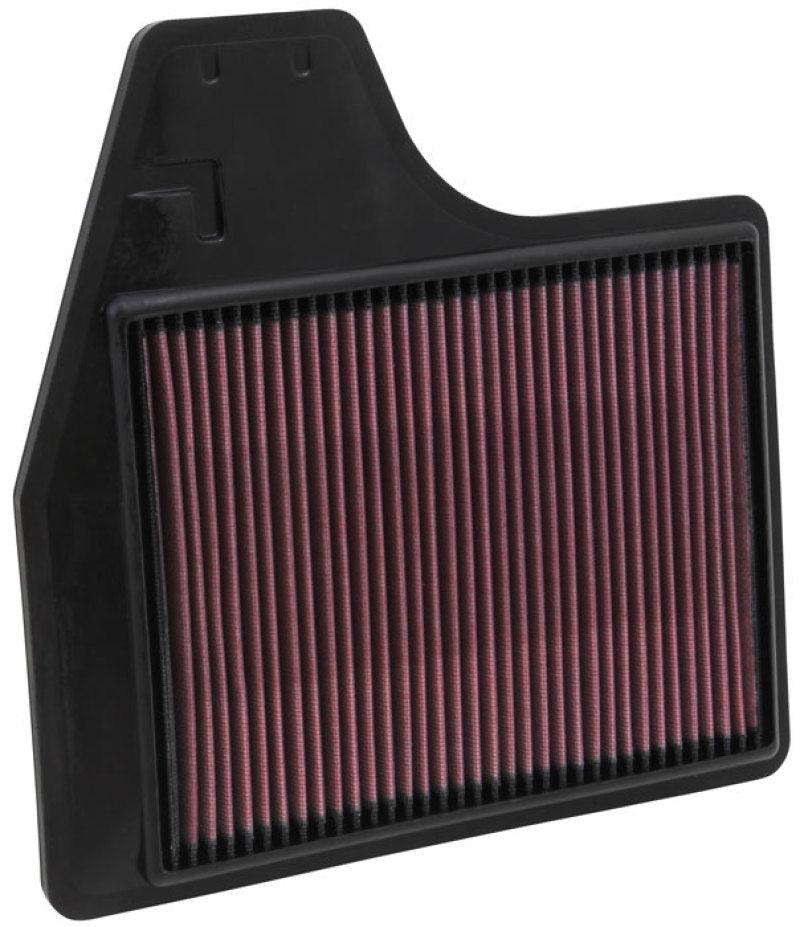 K&N Replacement Filter 11.438in O/S Length x 11.375in O/S Width x 1in H for 13 Nissan Altima 2.5L - Torque Motorsport