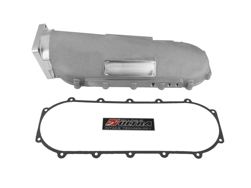 Skunk2 Ultra Race Series Side-Feed Plenum - B/D Series Silver - Torque Motorsport