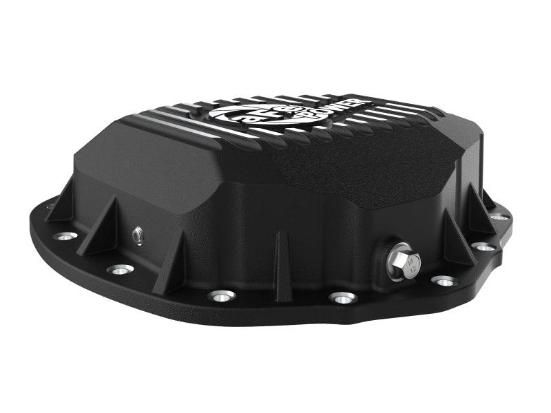 aFe 2020 Chevrolet Silverado 2500 HD Rear Differential Cover Black ; Pro Series w/ Machined Fins - Torque Motorsport