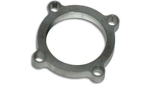 Vibrant GT series / T3 Discharge Flange (4 Bolt) with 2.5in Inlet ID Mild Steel 1/2in Thick - Torque Motorsport