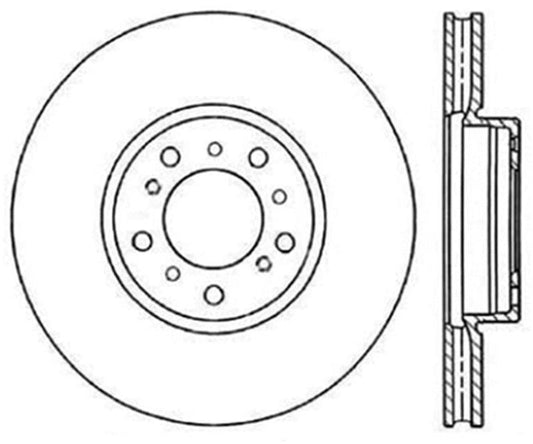 StopTech Slotted & Drilled Sport Brake Rotor - Torque Motorsport