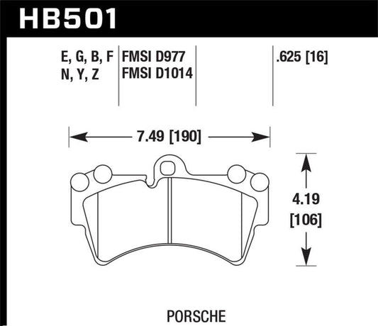 Hawk 07-15 Audi Q7 Base / Premium HP+ Compound Front Brake Pads - Torque Motorsport