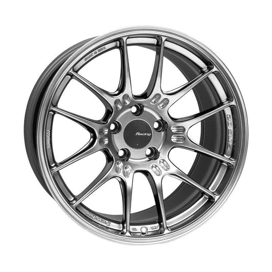 Enkei GTC02 18x9.5 5x114.3 15mm Offset 75mm Bore Hyper Silver Wheel - Torque Motorsport