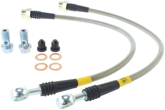 StopTech 06-10 Chevrolet Corvette Z06 Stainless Steel Rear Brake Lines - Torque Motorsport