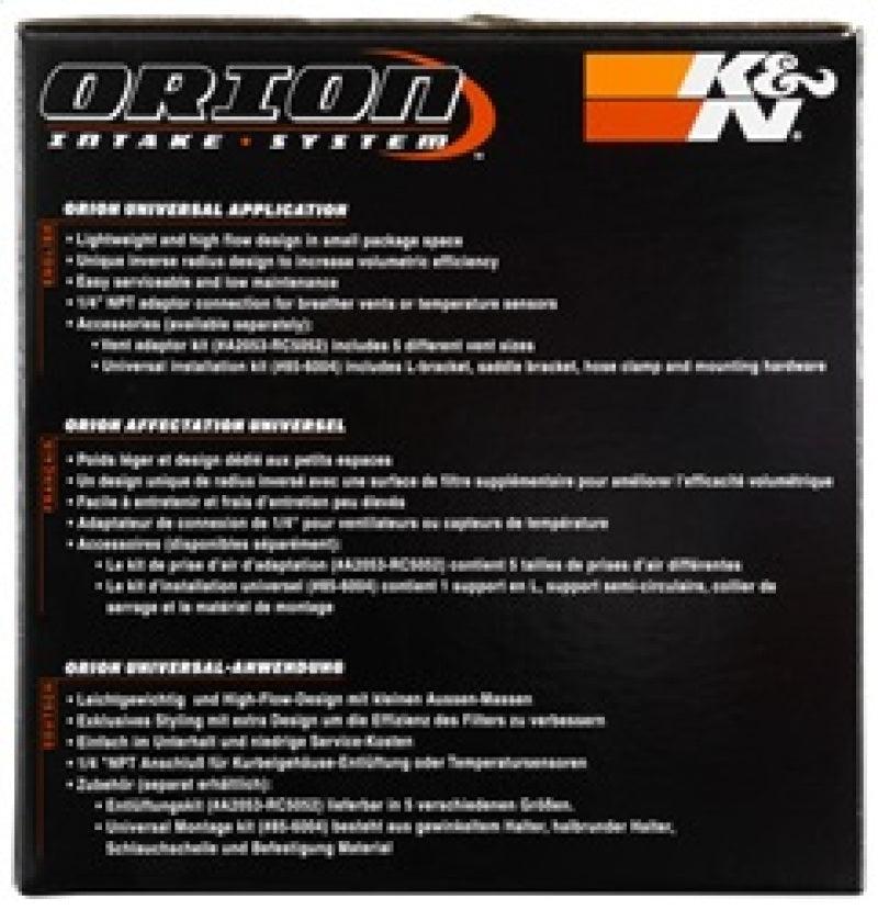 K&N Orion Universal Air Cleaner Assembly - Torque Motorsport