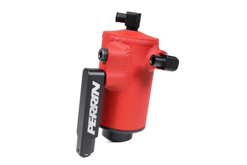 Perrin 22-23 Subaru WRX Air Oil Separator - Red - Torque Motorsport