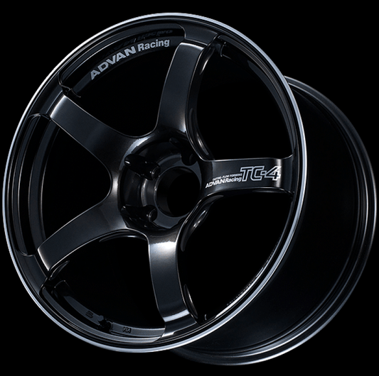 Advan TC4 18x9.5 +35 5-114.3 Racing Black Gunmetallic and Ring Wheel - Torque Motorsport