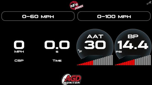 aFe AGD Advanced Gauge Display Digital 5.5in Monitor 08-18 Dodge/RAM/Ford/GM Diesel Trucks - Torque Motorsport