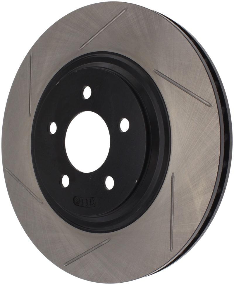 StopTech Power Slot 94-04 Ford Mustang Front Right Slotted Rotor - Torque Motorsport