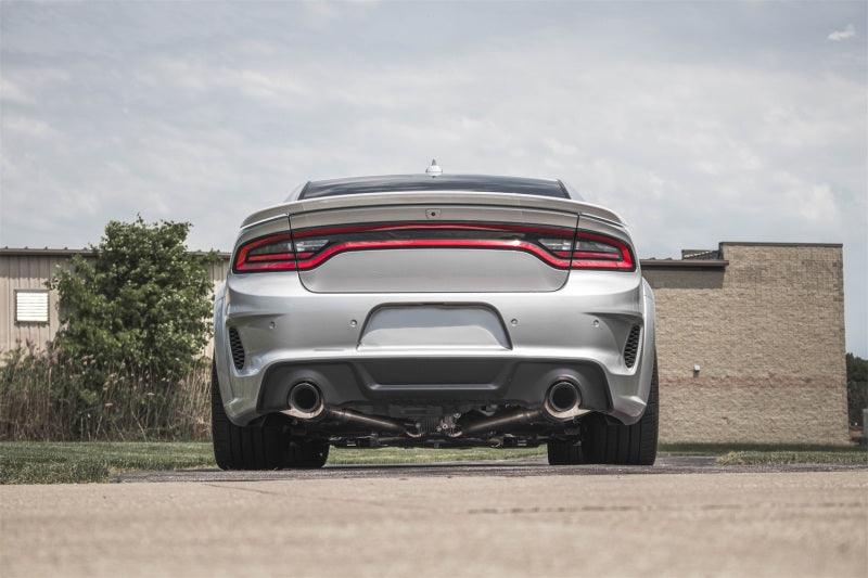 Corsa 15-21 Charger SRT/Hellcat/Redeye 2.75in Valved Catback Dual Rear Exit w/ Single 4.5in Pol Tips - Torque Motorsport