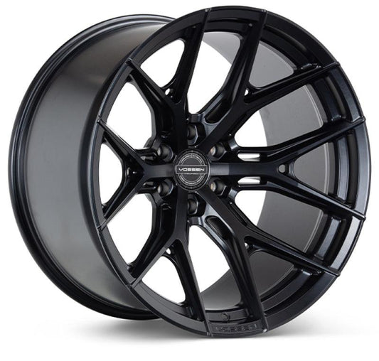 Vossen HF6-4 20x9.5 / 6x139.7 / ET15 / Deep Face / 106.1 - Satin Black Wheel - Torque Motorsport