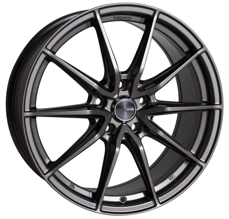 Enkei DRACO 18x8.0 5x114.3 35mm Offset 72.6mm Bore Anthracite Wheel - Torque Motorsport