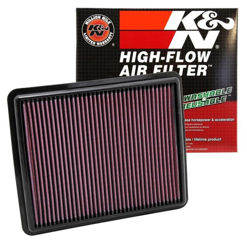 K&N Replacement Air Filter 10-12 Hyundai Santa Fe/Kia Sorrento / 11-12 Hyundai Sonata/Kia Optima - Torque Motorsport