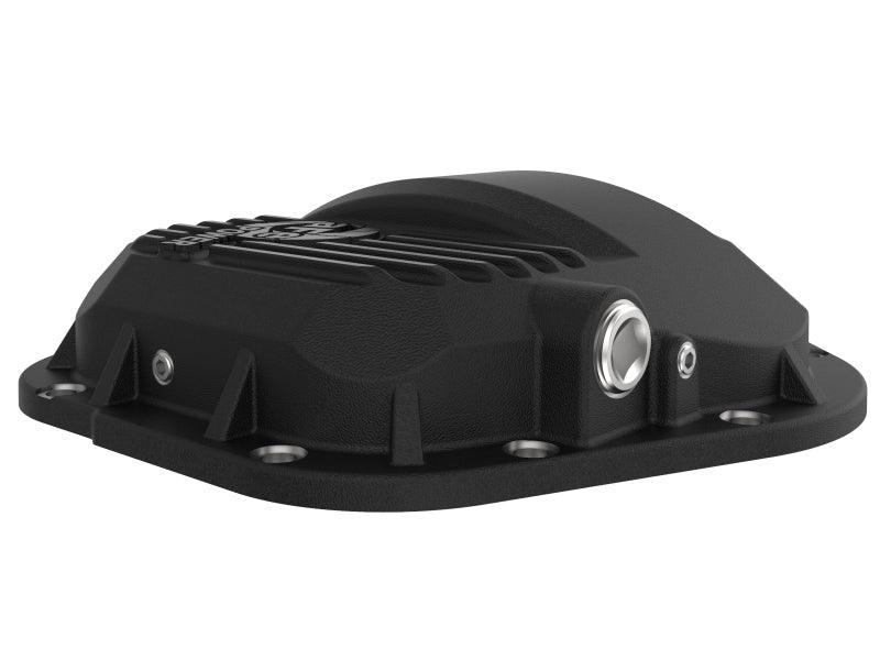 aFe Pro Series Dana 60 Front Differential Cover Black w/ Machined Fins 17-20 Ford Trucks (Dana 60) - Torque Motorsport