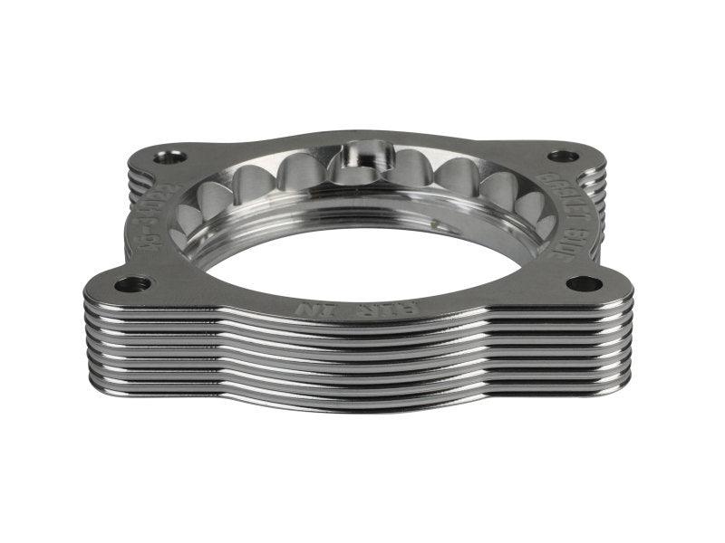 aFe 02-09 Chevrolet Trailblazer/ 02-09 GMC Envoy L6 4.2L Silver Bullet Throttle Body Spacer - Silver - Torque Motorsport