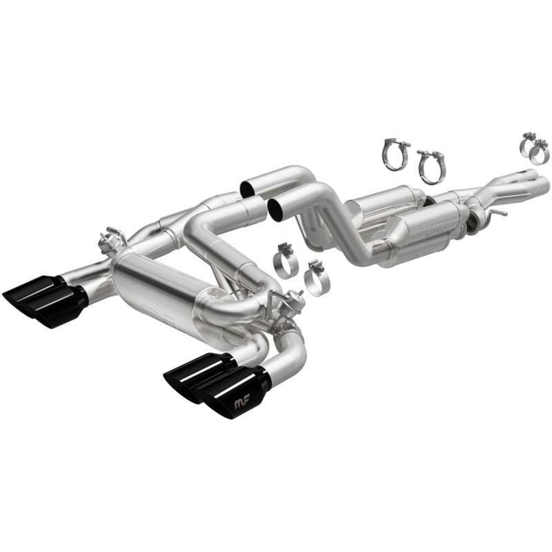 MagnaFlow 21-22 Jeep Wrangler V8 6.4L Street Series Cat-Back Exhaust w/ Black Tips - Torque Motorsport