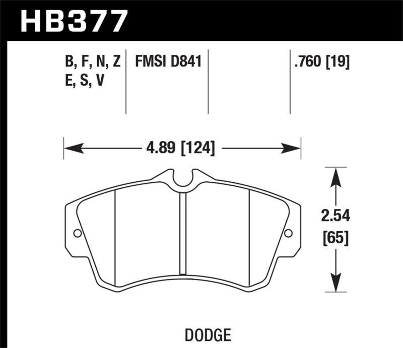 Hawk SRT4 HPS Street Front Brake Pads - Torque Motorsport