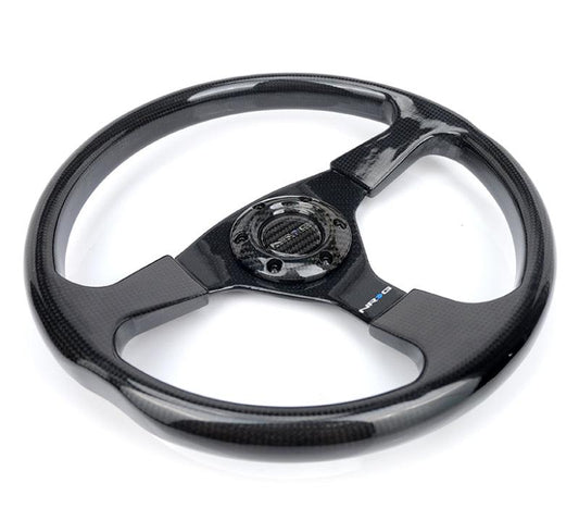 NRG Carbon Fiber Steering Wheel 350mm - Torque Motorsport