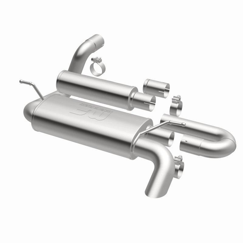 MagnaFlow 18-23 Jeep Wrangler JL 2.0L/3.6L Overland Series Axle-Back Exhaust - Torque Motorsport