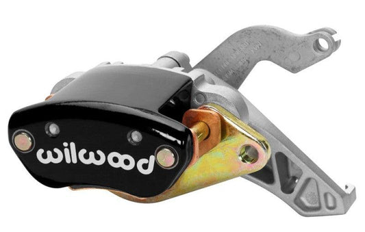 Wilwood Caliper-MC4 Mechanical-L/H - Black w/ Logo 1.19in Piston .81in Disc - Torque Motorsport