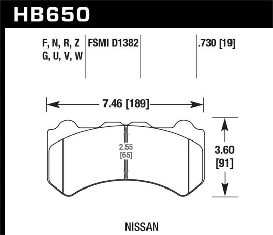 Hawk 09-11 Nissan GT-R HPS Street Front Brake Pads - Torque Motorsport