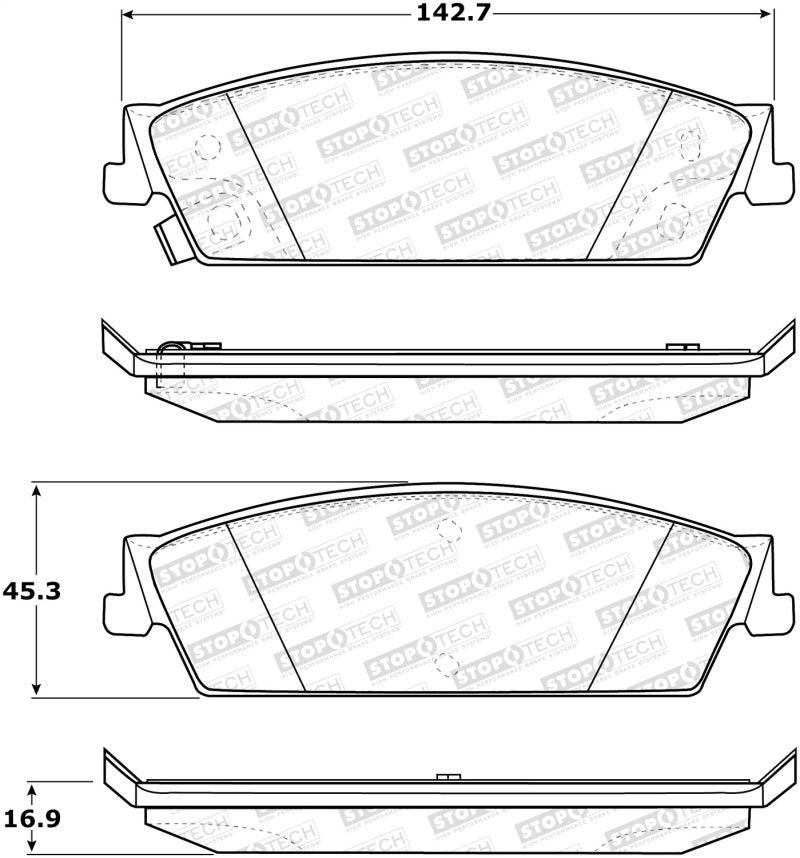 StopTech Street Brake Pads - Torque Motorsport