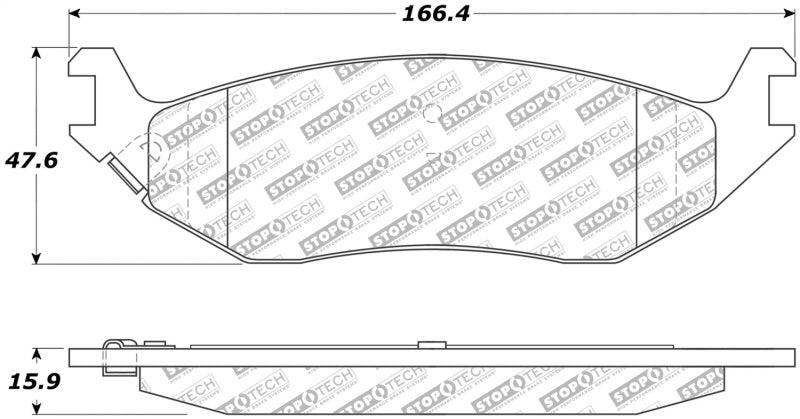 StopTech Street Select Brake Pads - Front - Torque Motorsport