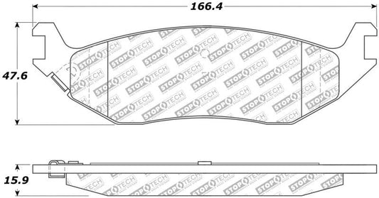 StopTech Street Select Brake Pads - Front - Torque Motorsport