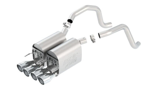 Borla 05-08 Chevrolet Corvette Coupe/Conv 6.0L/6.2L 8cyl Aggressive ATAK Exhaust (rear section only) - Torque Motorsport