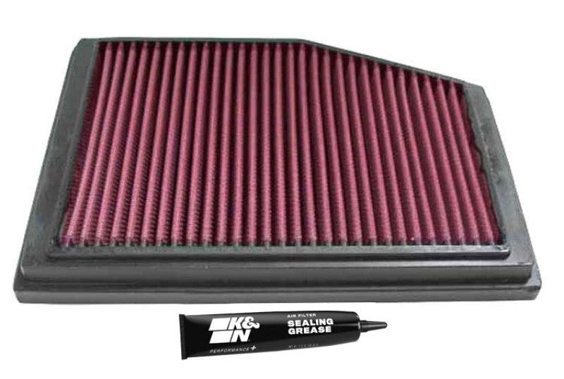 K&N Replacement Air Filter PORSCHE BOXSTER 2.5L H6 96-99, 2.7/3.2L H6 99-04 - Torque Motorsport