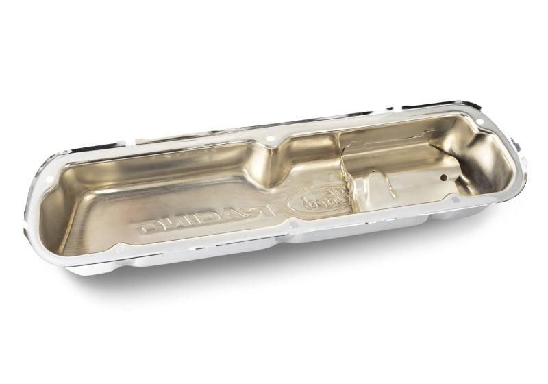 Ford Racing Ford Mustang Logo Stamped Steel Chrome Valve Covers - Torque Motorsport