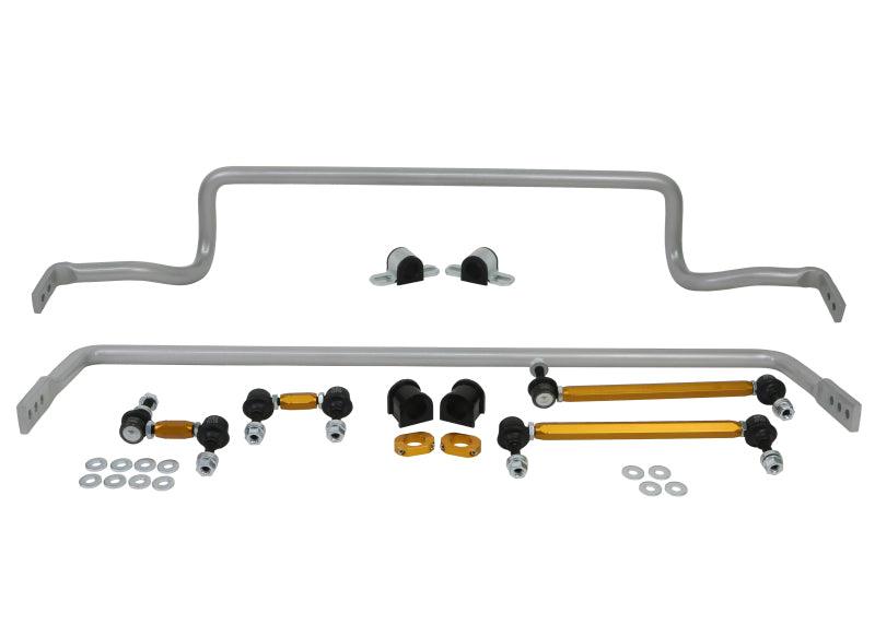 Whiteline 08-17 Mitsubishi Lancer Front & Rear Sway Bar Kit - Torque Motorsport