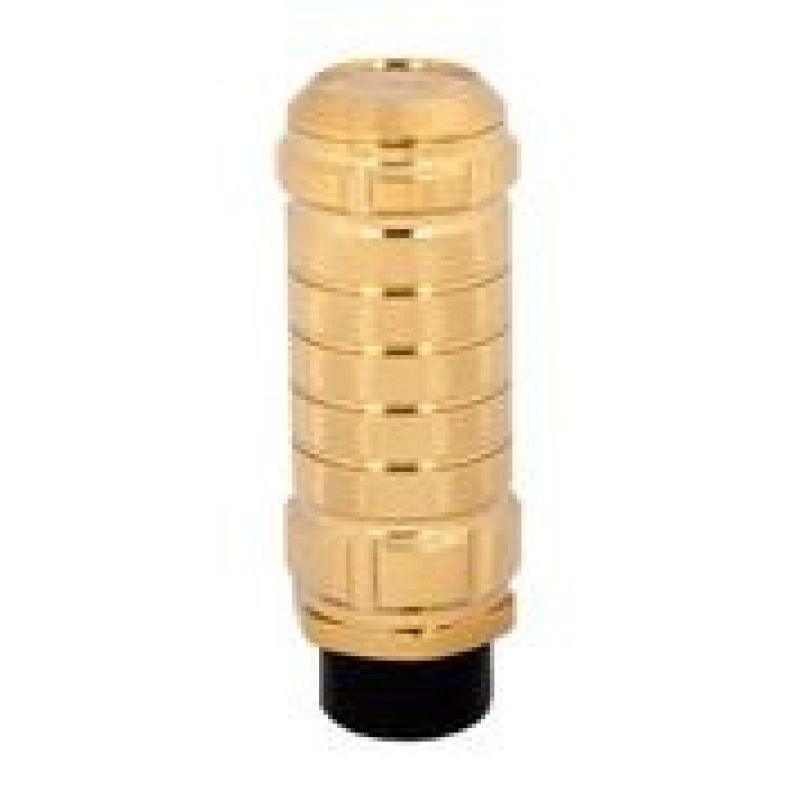 NRG Stealth Adjustable Shift Knob (M10X1.25) Nissan / Mazda / Toyota - Chrome Gold - Torque Motorsport