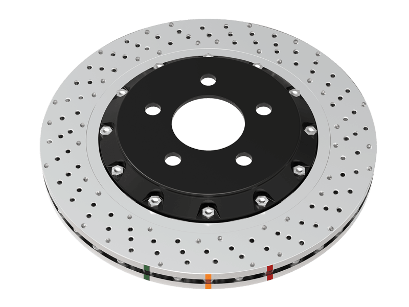 DBA 2020+ Chevrolet Corvette C8 Z51 Rear Crossdrilled 5000 Series Rotor - Torque Motorsport