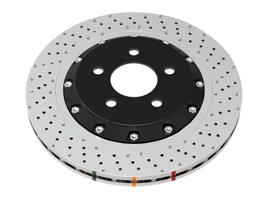 DBA 2020+ Chevrolet Corvette C8 Z51 Rear Crossdrilled 5000 Series Rotor - Torque Motorsport