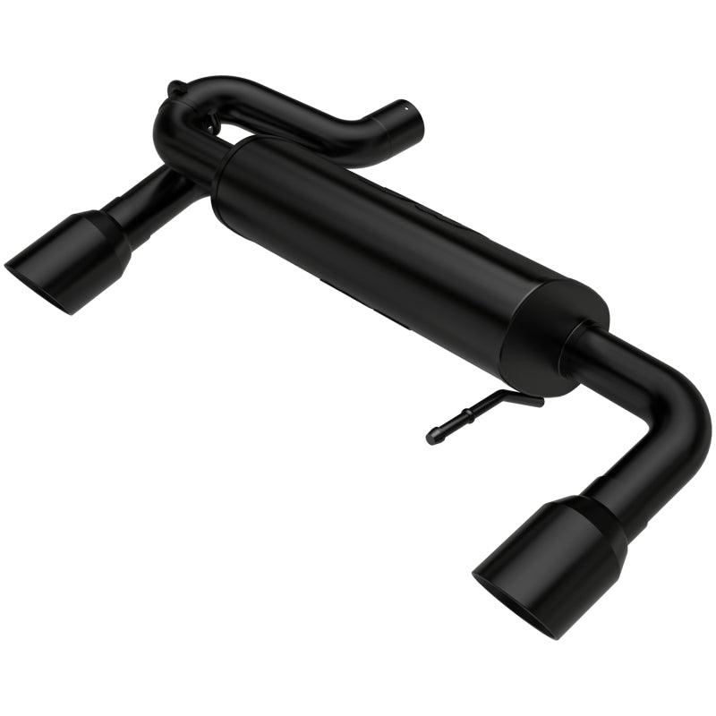 MagnaFlow 2021 Ford Bronco 2.3L I-4 Axle-Back Exhaust w/ Dual Split Rear Style Exit- Black Tips - Torque Motorsport