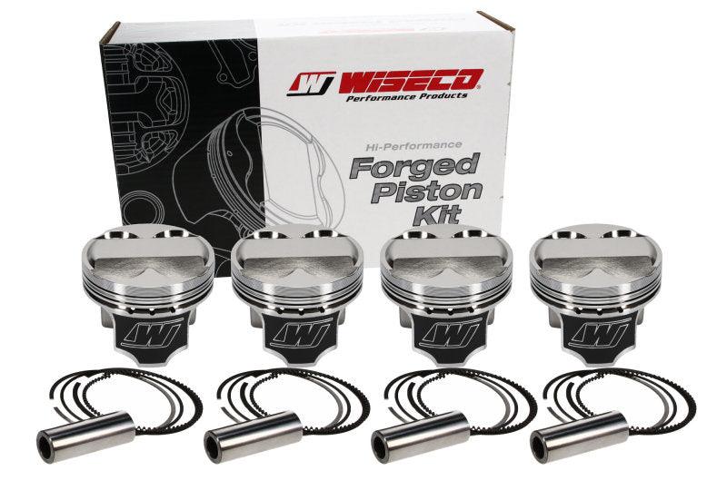 Wiseco Acura 4v DOME +5cc STRUTTED 81.5MM Piston Kit - Torque Motorsport