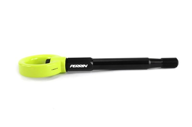 Perrin 2022 Subaru WRX / 18-21 Crosstrek / 14-21 Forester Tow Hook Kit (Front) - Neon Yellow - Torque Motorsport