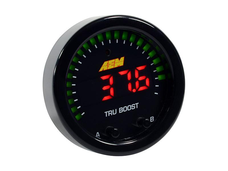 AEM X-Series Tru-Boost Controller Gauge w/ Boost Control Solenoid 80PSIg Internal MAP Sensor - Torque Motorsport