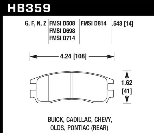 Hawk HPS Street Brake Pads - Torque Motorsport