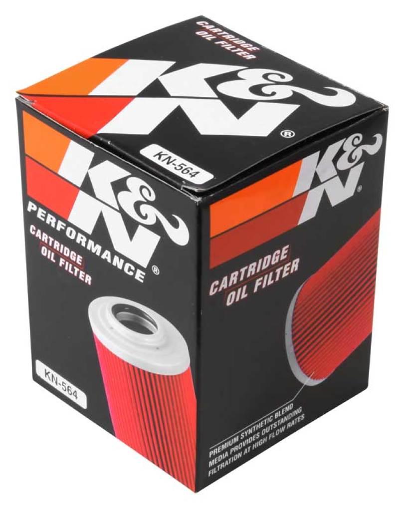 K&N Can/AM Spyder RT 998/ Buell 1125R -2.2219in OD x 0.969in ID x 3.813in H Oil Filter - Torque Motorsport