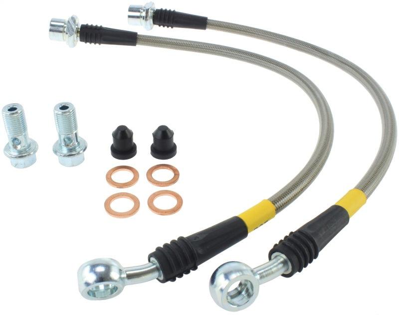 StopTech 00-05 Lexus IS300 / 02-08 SC430 Front Stainless Steel Brake Lines - Torque Motorsport