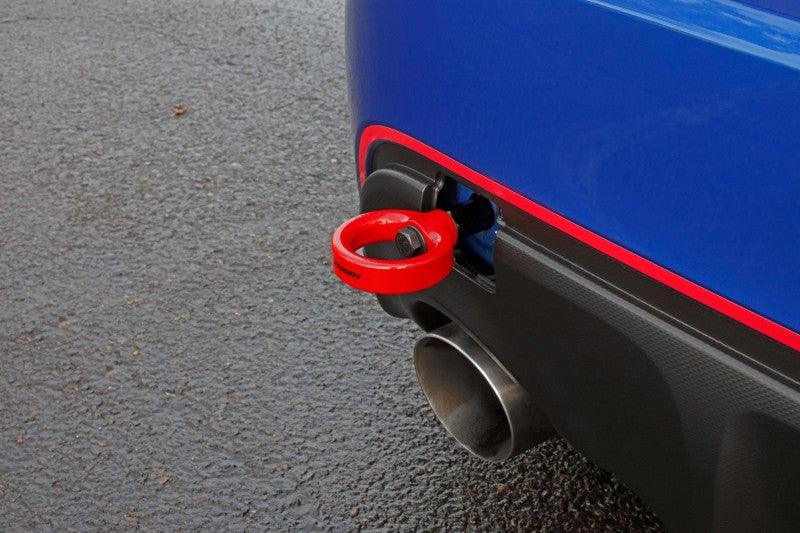 Perrin 13-20 & 2022 Subaru BRZ / 13-16 Scion FRS / 17-20 Toyota 86 Tow Hook Kit (Rear) - Red - Torque Motorsport