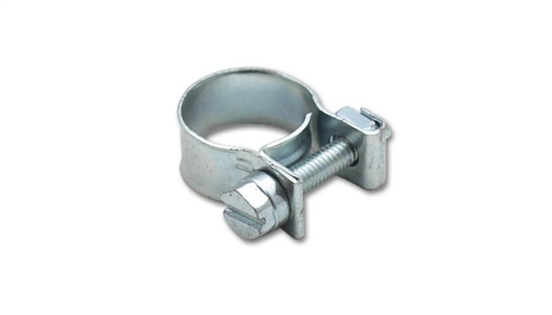 Vibrant Inj Style Mini Hose Clamps 16-18mm clamping range Pack of 10 Zinc Plated Mild Steel - Torque Motorsport