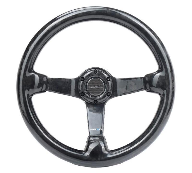 NRG Forged Carbon Fiber Steering Wheel (350mm / 3in. Deep) - Torque Motorsport