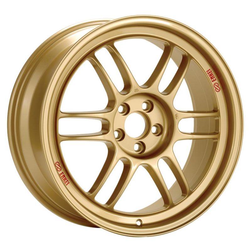 Enkei RPF1 17x9 5x114.3 45mm Offset 73mm Bore Gold Wheel RX8 - Torque Motorsport