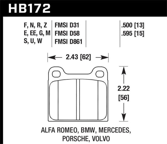 Hawk HPS Street Brake Pads - Torque Motorsport