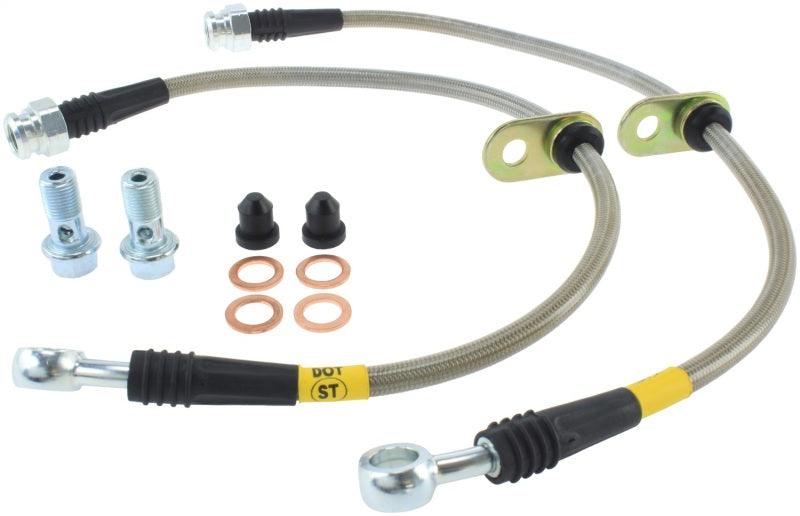 StopTech 97-01 Honda Prelude Stainless Steel Front Brake Lines - Torque Motorsport