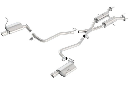 Borla 11-16 Jeep Grand Cherokee Limited/Laredo 5.7L 8cyl 4WD/RWD SS Catback Exhaust - Torque Motorsport