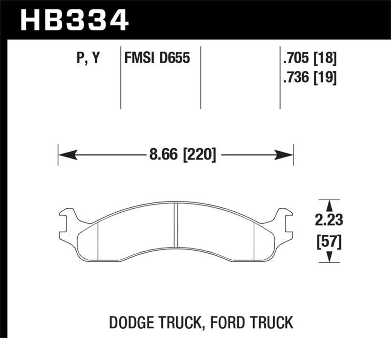 Hawk LTS Street Brake Pads - Torque Motorsport